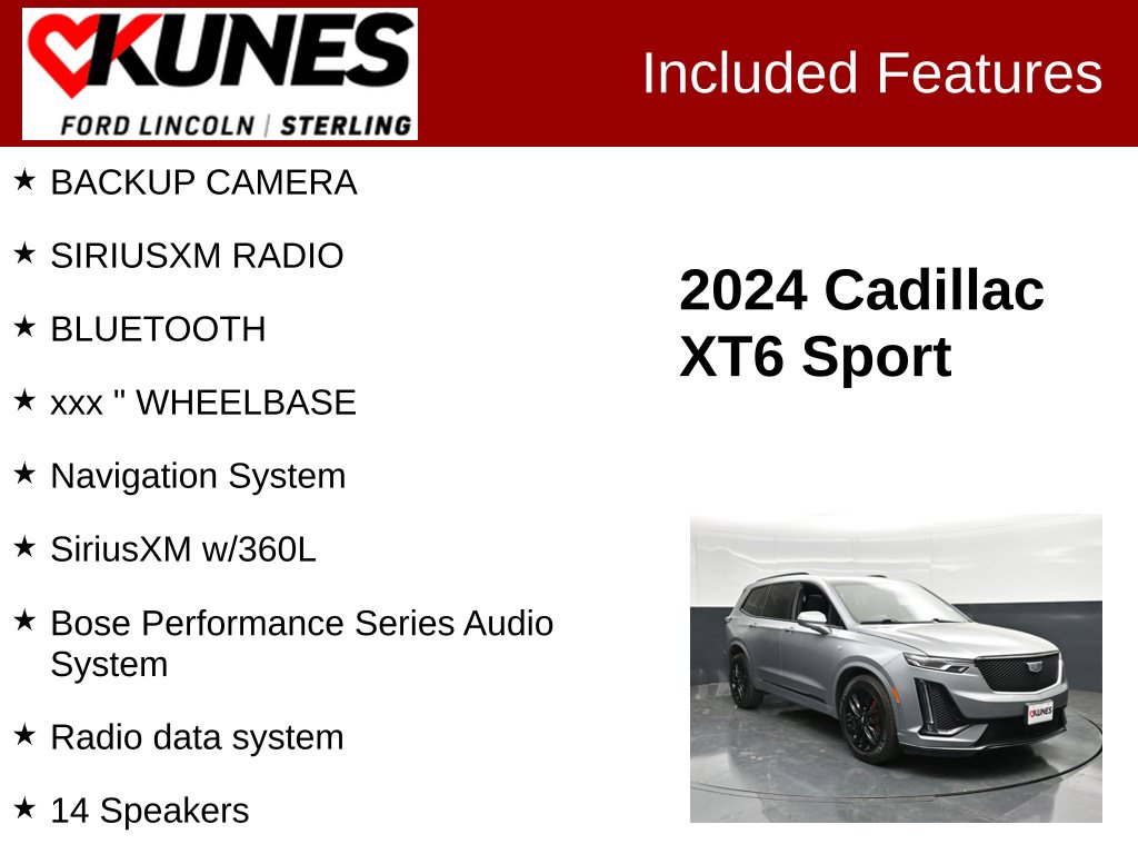 Used 2024 Cadillac XT6 Sport SUV