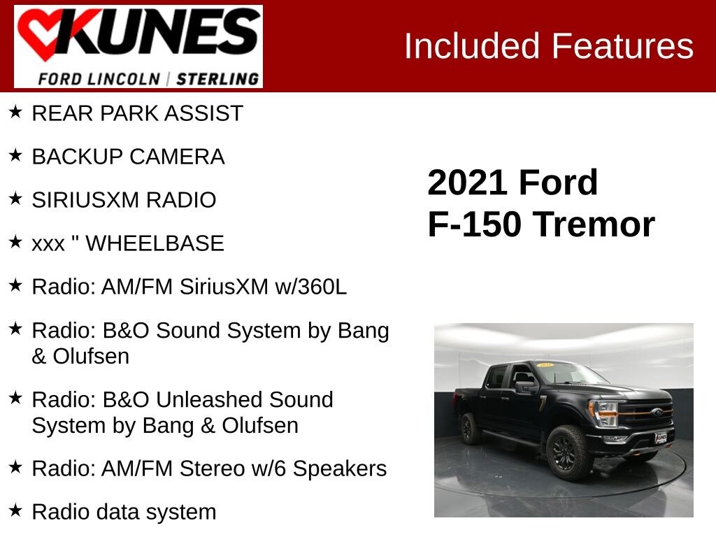 Used 2021 Ford F-150 Tremor Truck