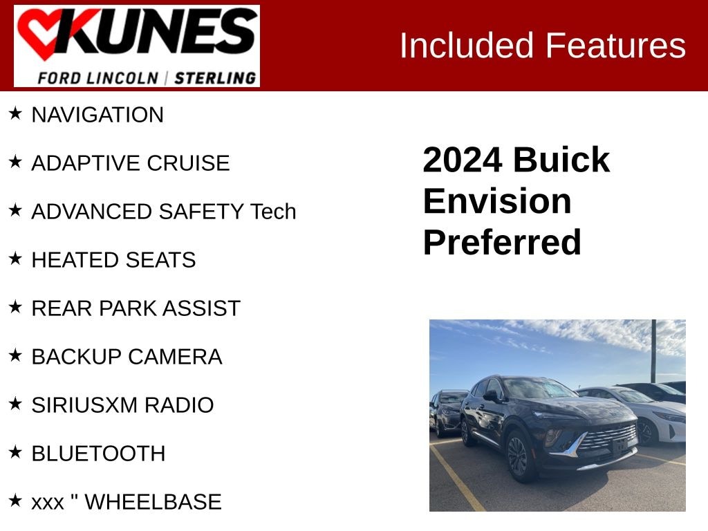 Used 2024 Buick Envision Preferred SUV