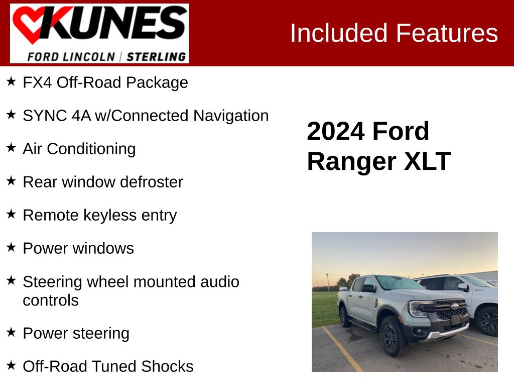 Used 2024 Ford Ranger XLT Truck