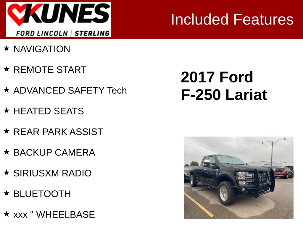 Certified 2017 Ford F-250SD Lariat 502A Truck