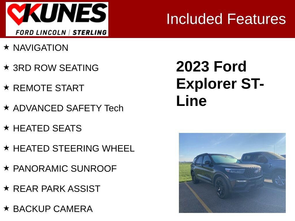 Used 2023 Ford Explorer ST-Line SUV