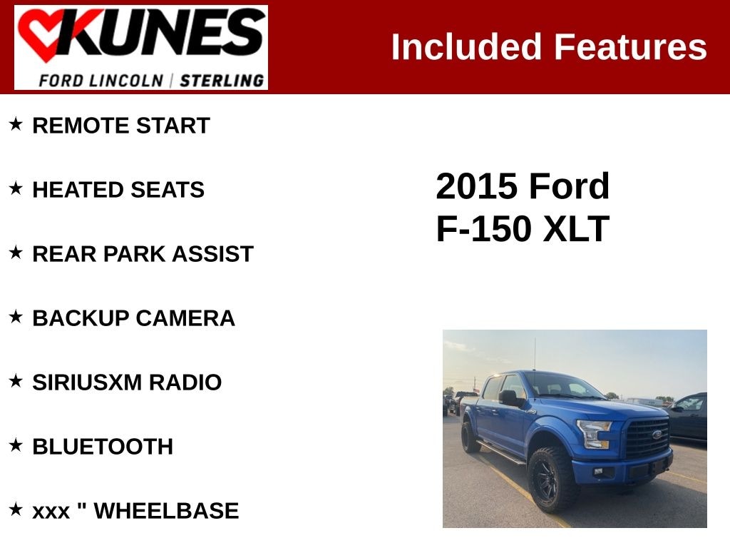 Used 2015 Ford F-150 XLT Truck
