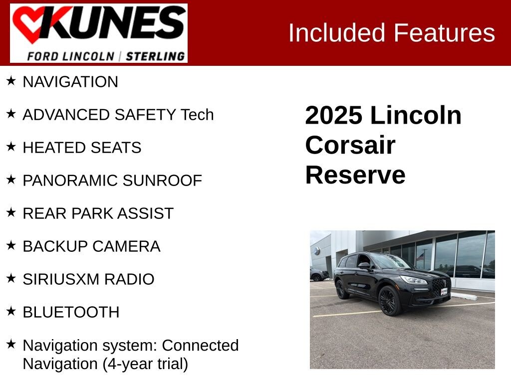 Used 2025 Lincoln Corsair Reserve SUV