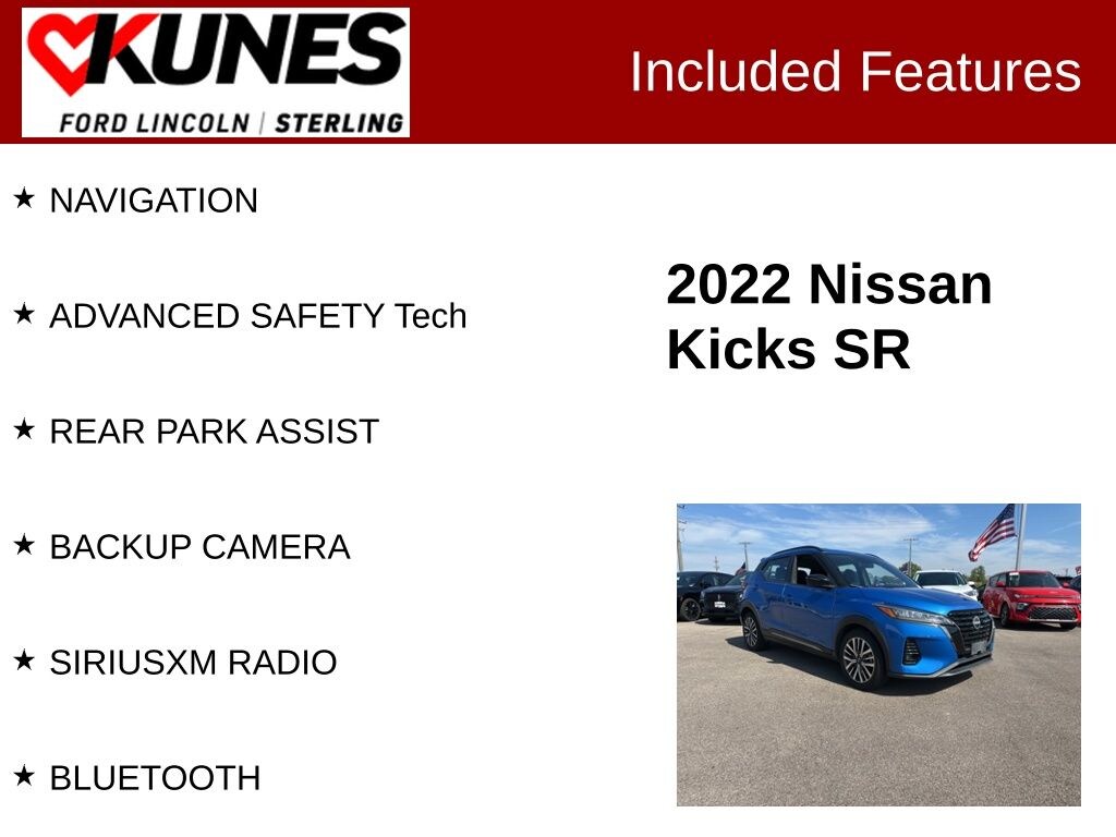 Used 2022 Nissan Kicks SR SUV