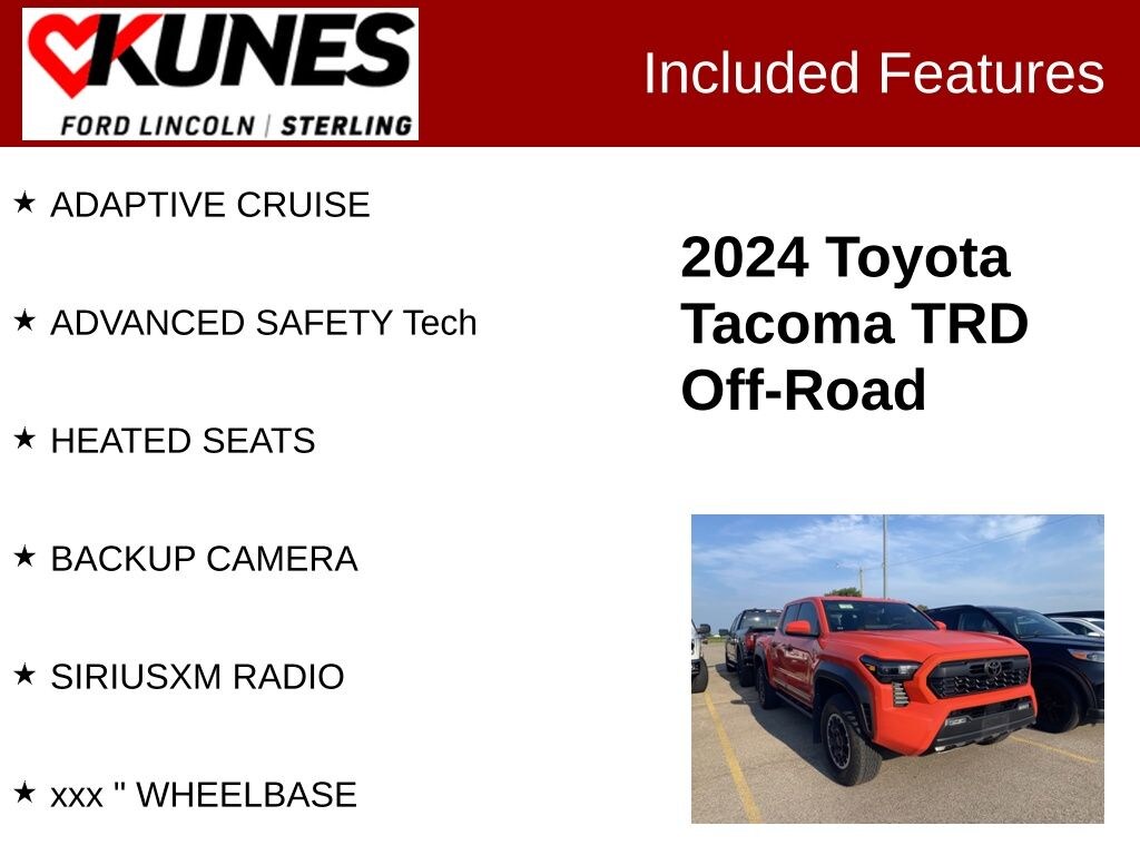 Used 2024 Toyota Tacoma TRD Off-Road Truck