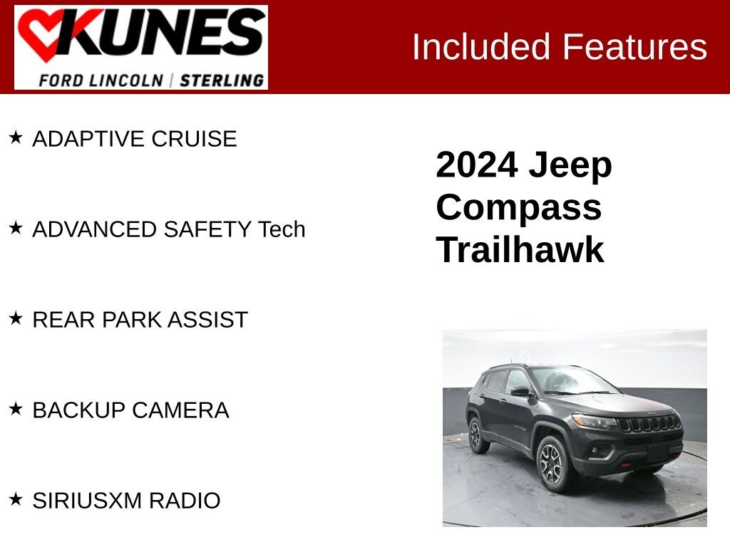 Certified 2024 Jeep Compass Trailhawk SUV