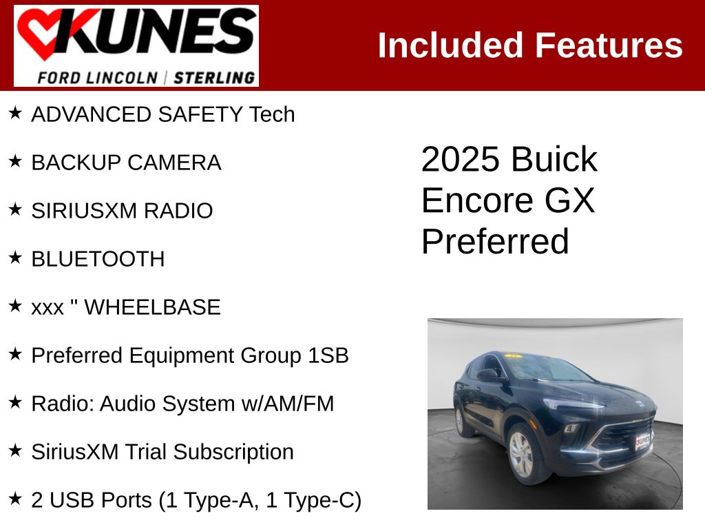 Certified 2025 Buick Encore GX Preferred SUV