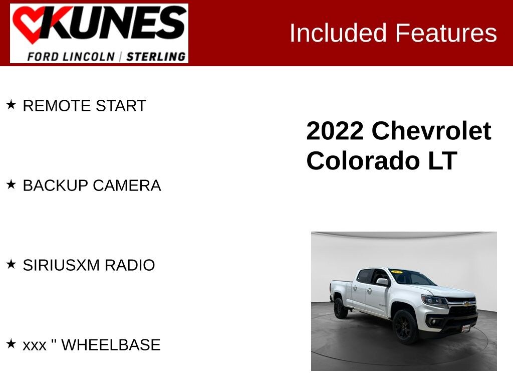 Certified 2022 Chevrolet Colorado LT Truck