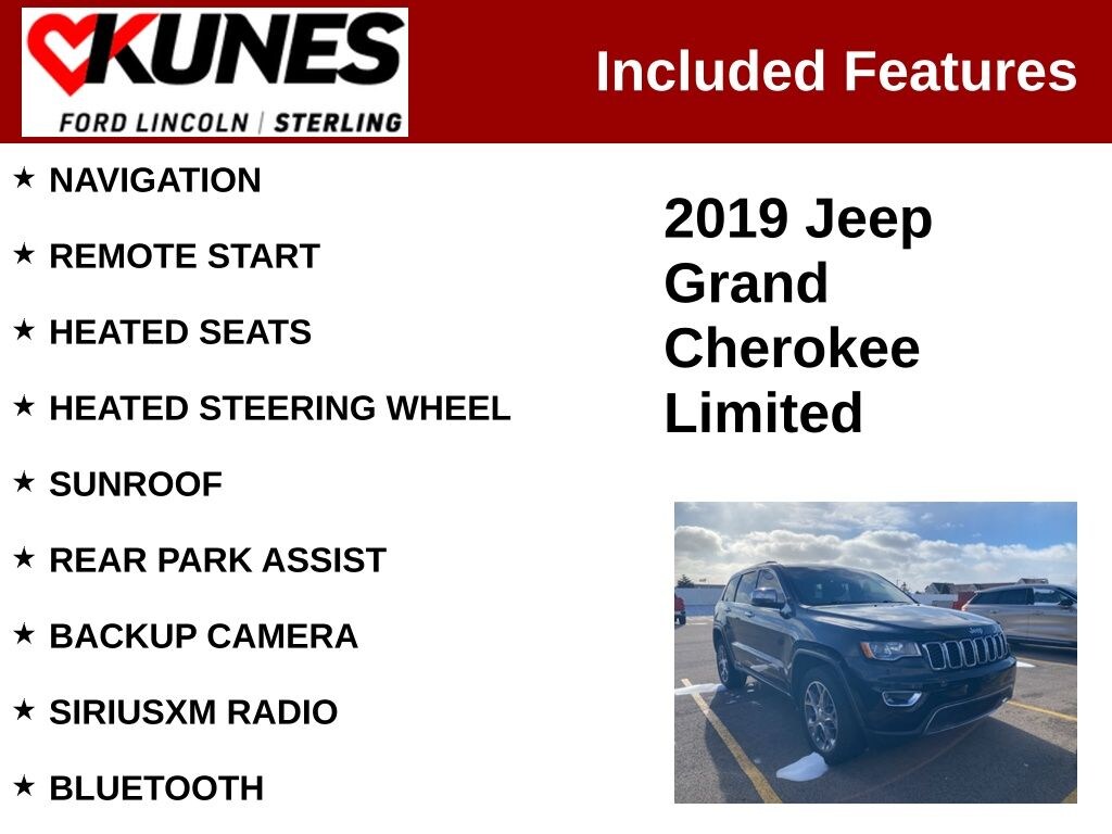 Used 2019 Jeep Grand Cherokee Limited SUV