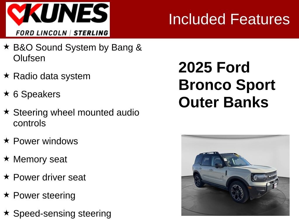 Used 2025 Ford Bronco Sport Outer Banks SUV
