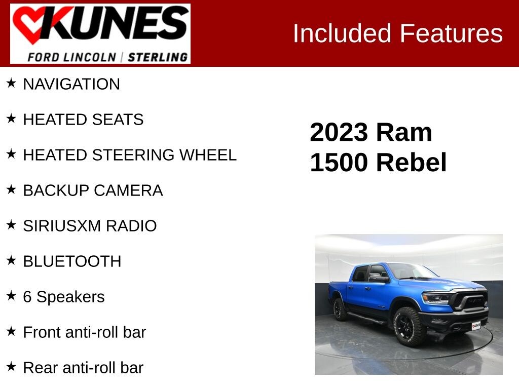 Used 2023 Ram 1500 Rebel Truck