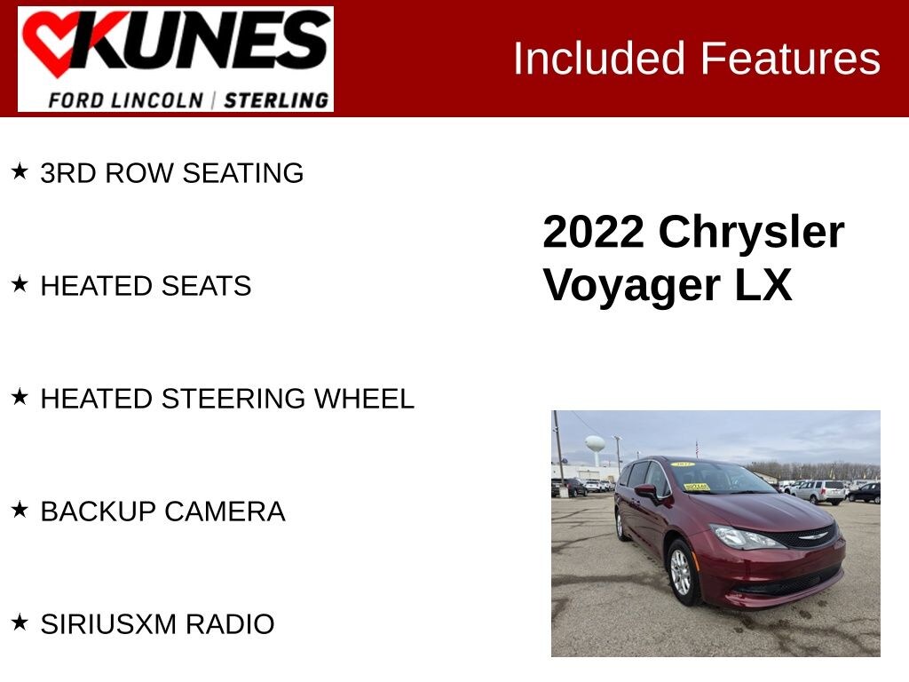 Certified 2022 Chrysler Voyager LX Minivan/Van