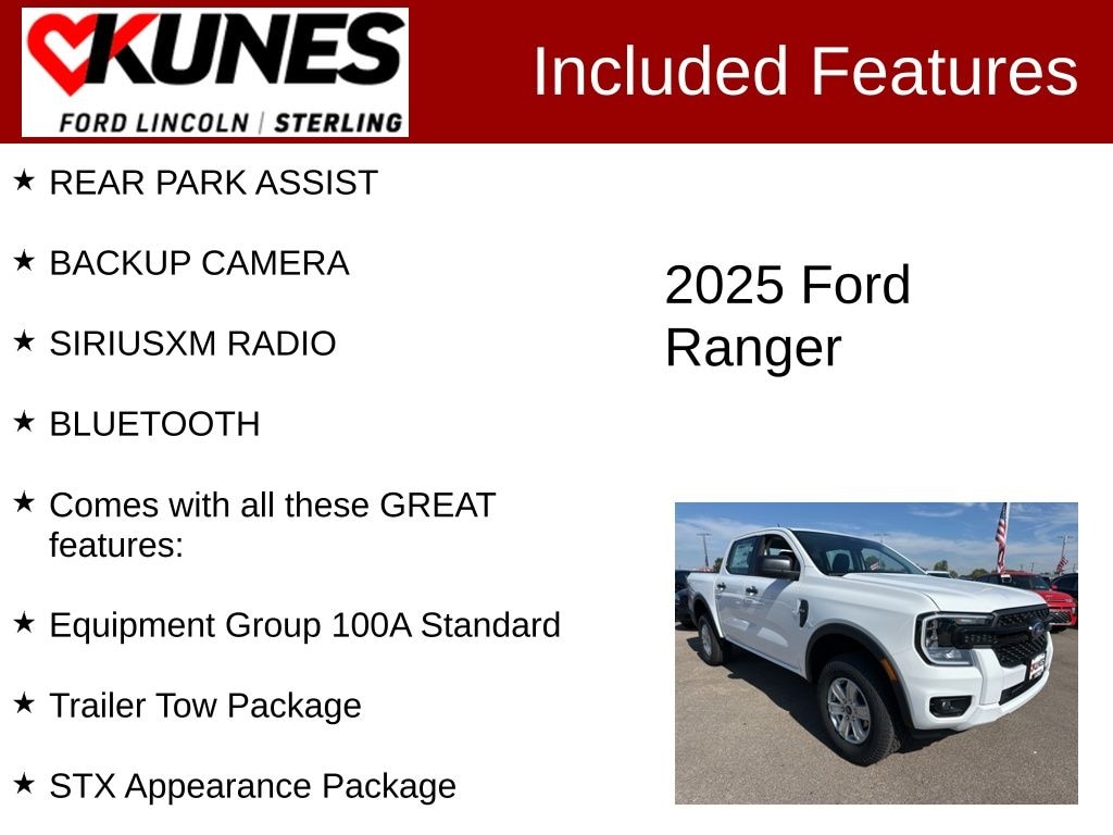 New 2025 Ford Ranger XL Truck SuperCrew
