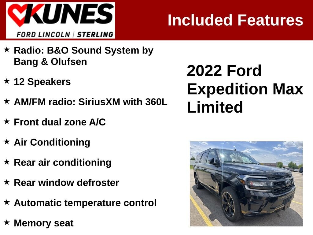 Used 2022 Ford Expedition Max Limited SUV