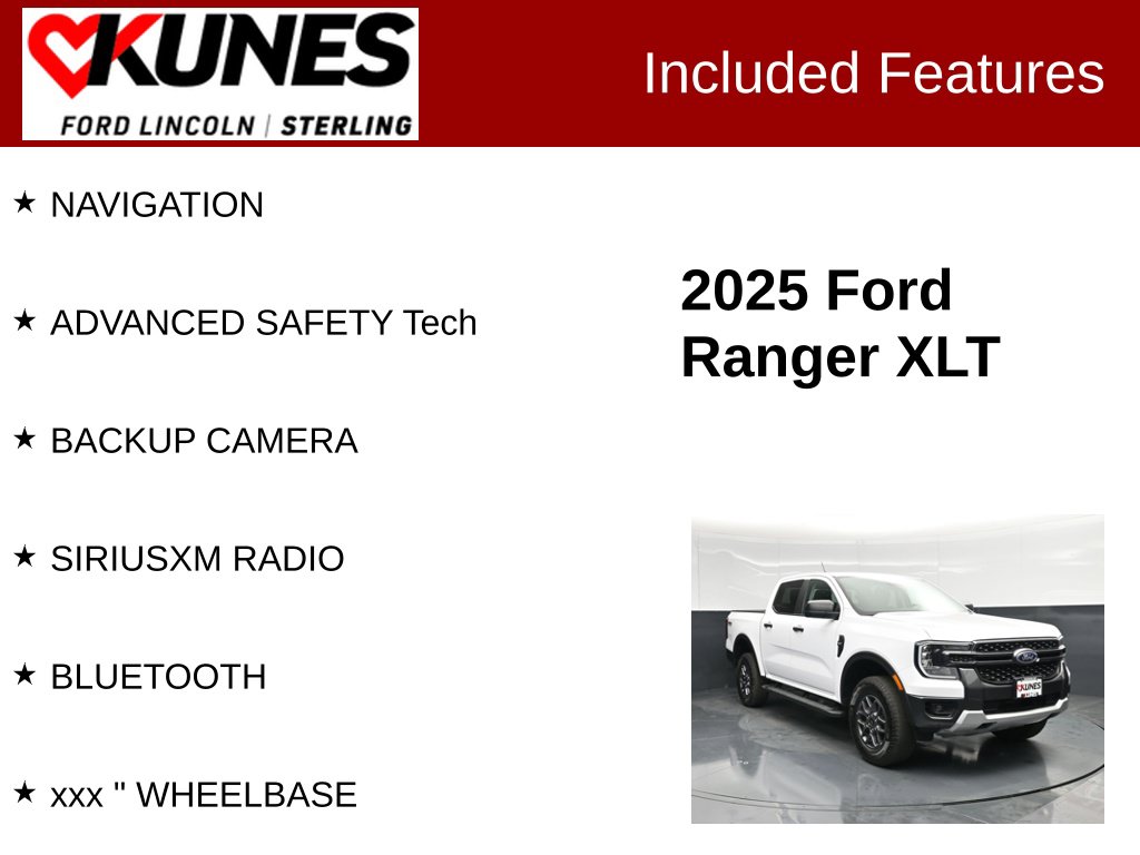 Used 2025 Ford Ranger XLT Truck
