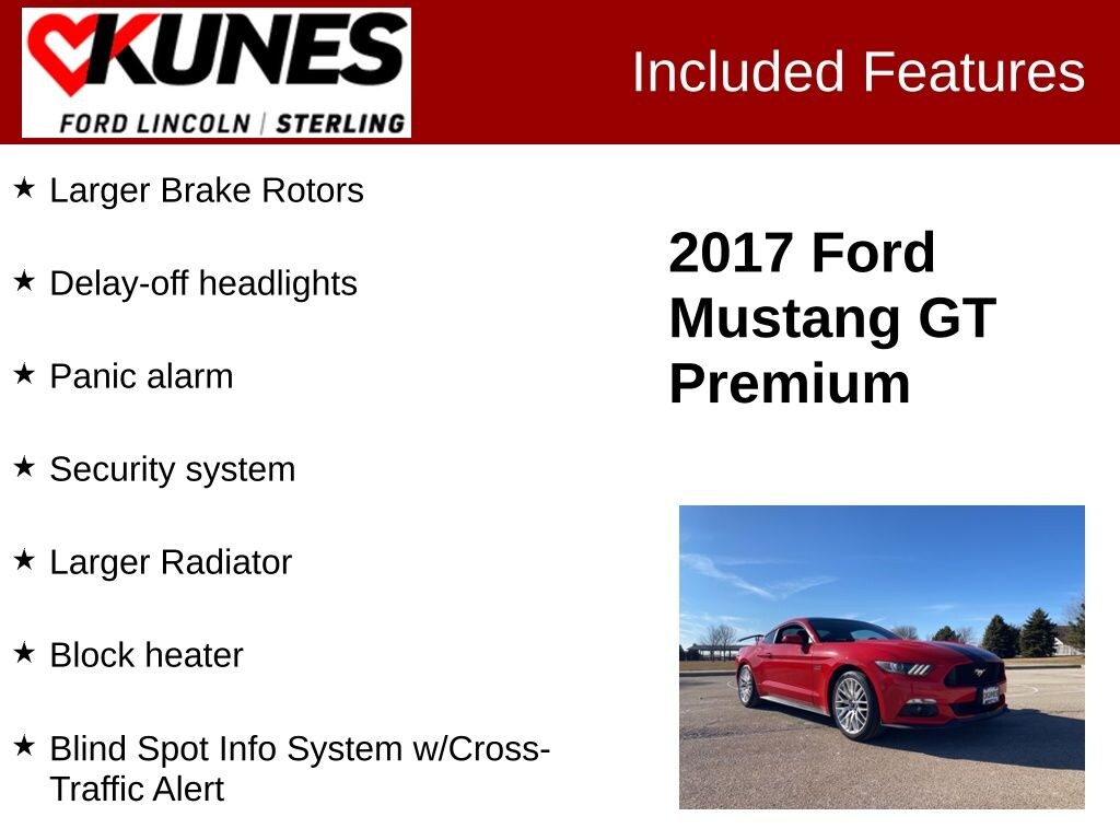 Certified 2017 Ford Mustang GT Premium Coupe
