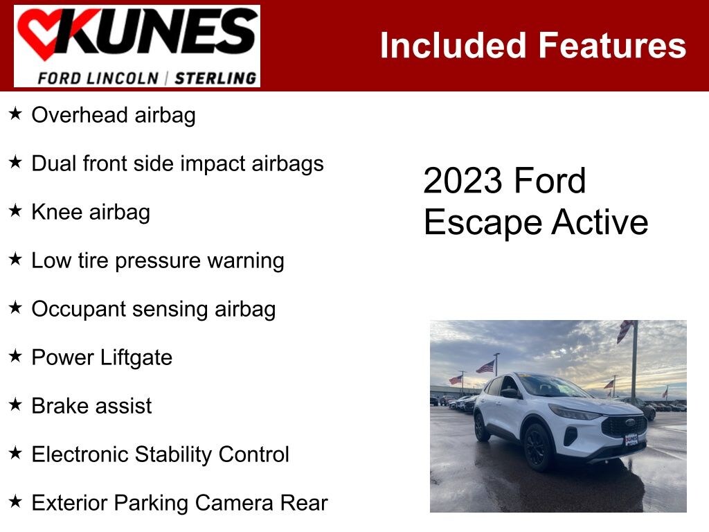 Certified 2023 Ford Escape Active SUV