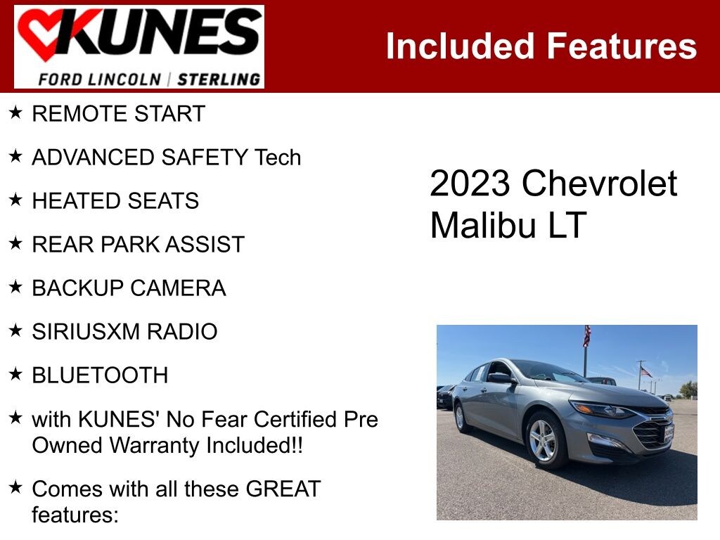 Used 2023 Chevrolet Malibu LT 1LT Sedan