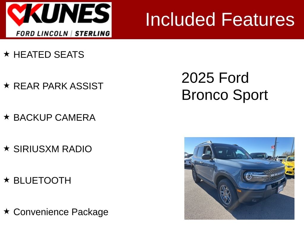 New 2025 Ford Bronco Sport Big Bend SUV