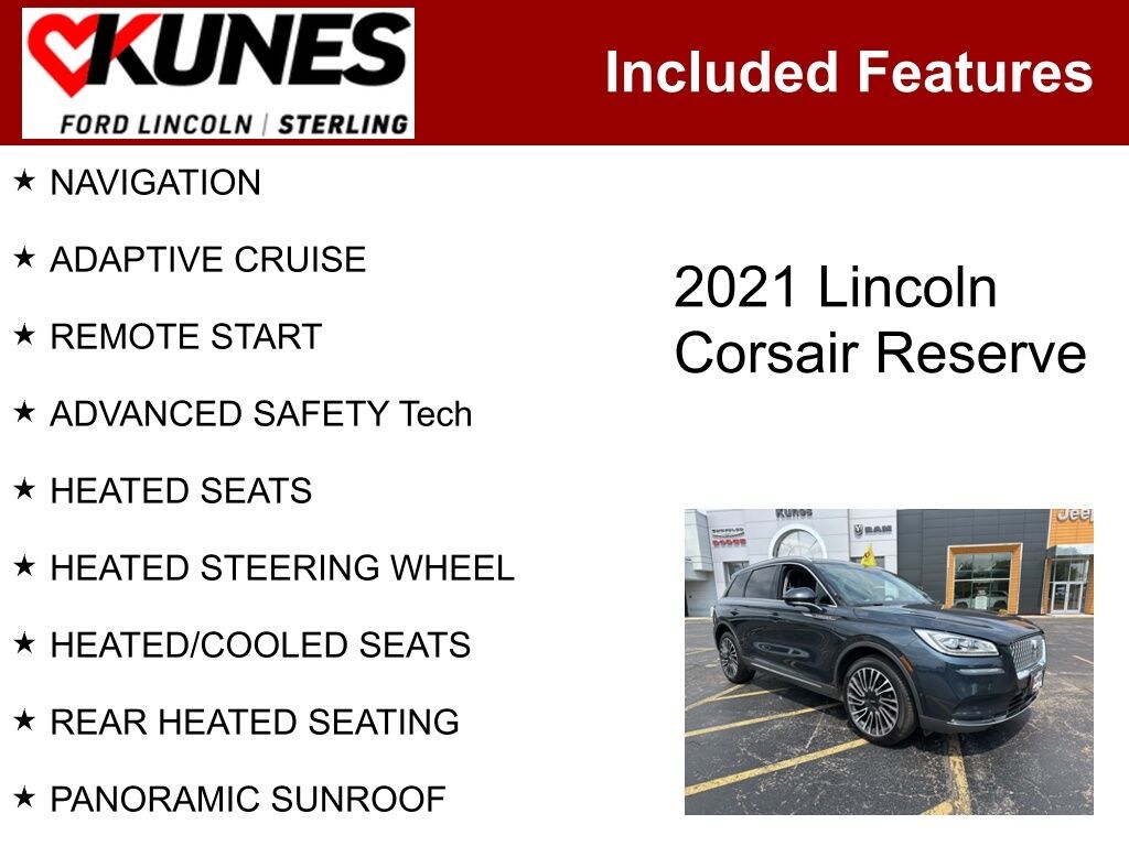 Used 2021 Lincoln Corsair Reserve SUV