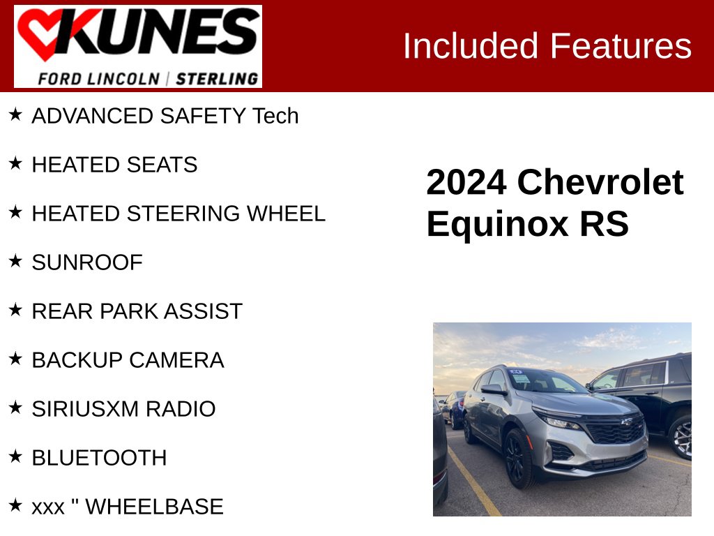 Certified 2024 Chevrolet Equinox RS SUV