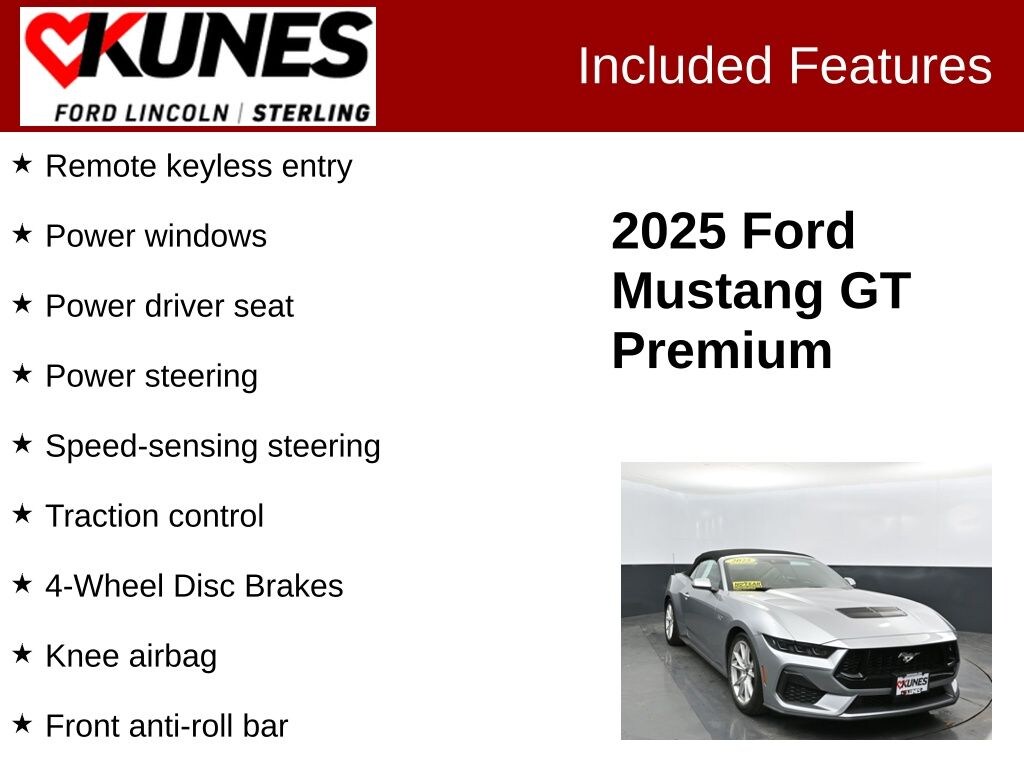 Used 2025 Ford Mustang GT Premium Convertible