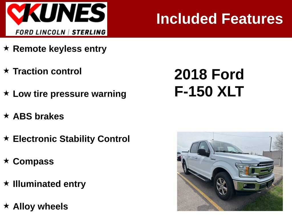 Used 2018 Ford F-150 XLT Truck