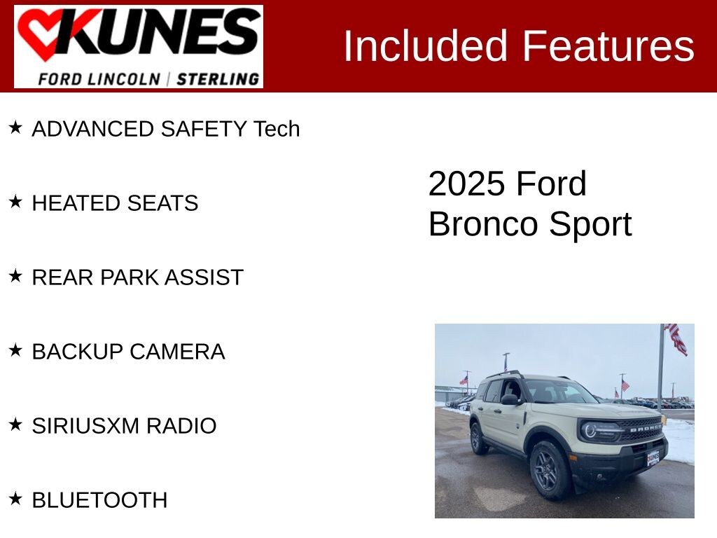 New 2025 Ford Bronco Sport Big Bend SUV