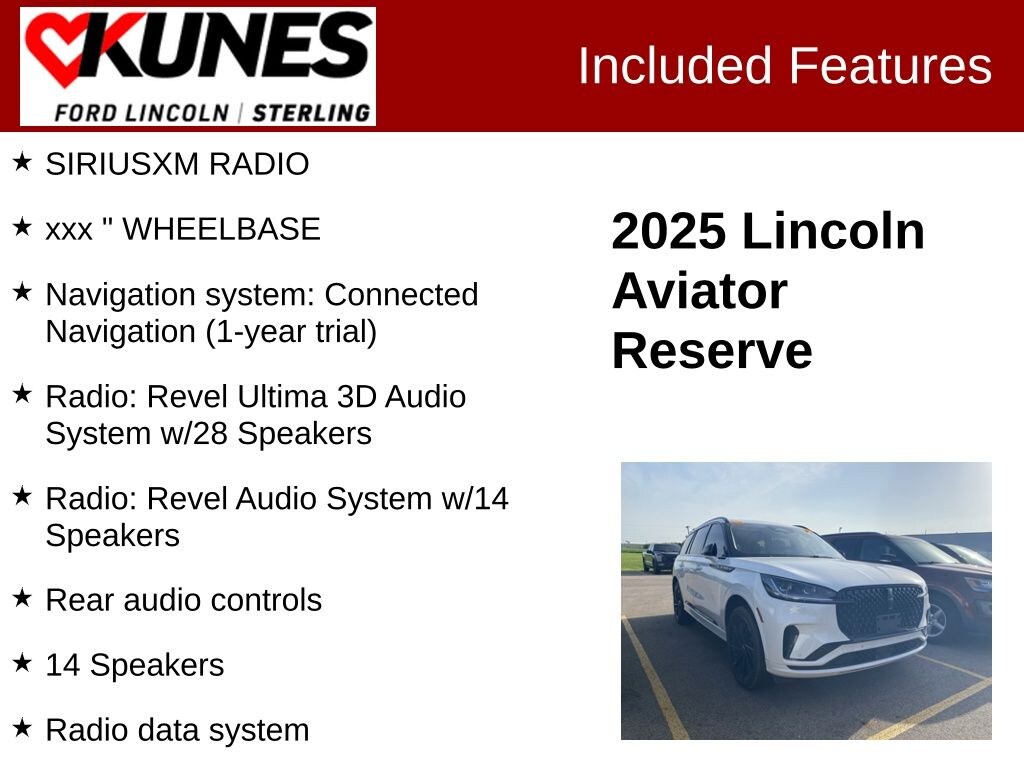 Used 2025 Lincoln Aviator Reserve SUV