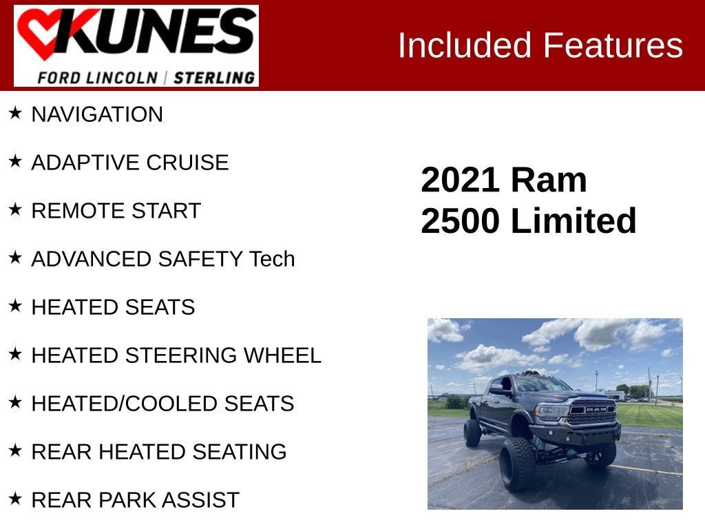 Certified 2021 Ram 2500 Limited Lifted Truck