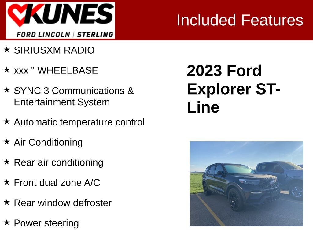 Used 2023 Ford Explorer ST-Line SUV
