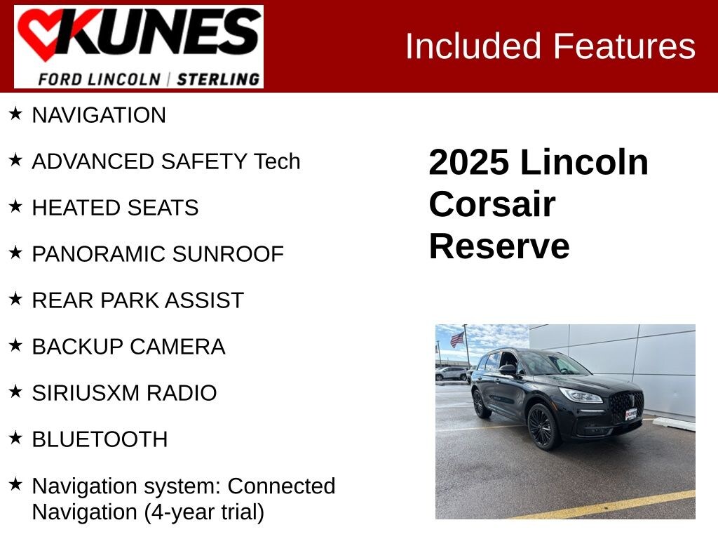 Certified 2025 Lincoln Corsair Reserve SUV