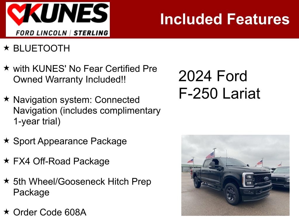 Certified 2024 Ford F-250SD Lariat Truck
