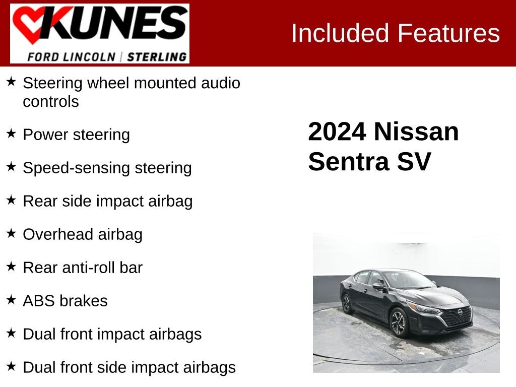 Used 2024 Nissan Sentra SV Sedan