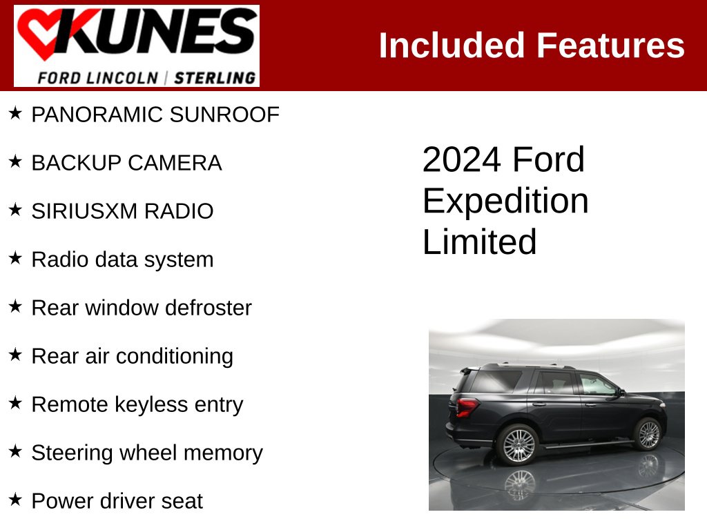 Certified 2024 Ford Expedition Limited SUV