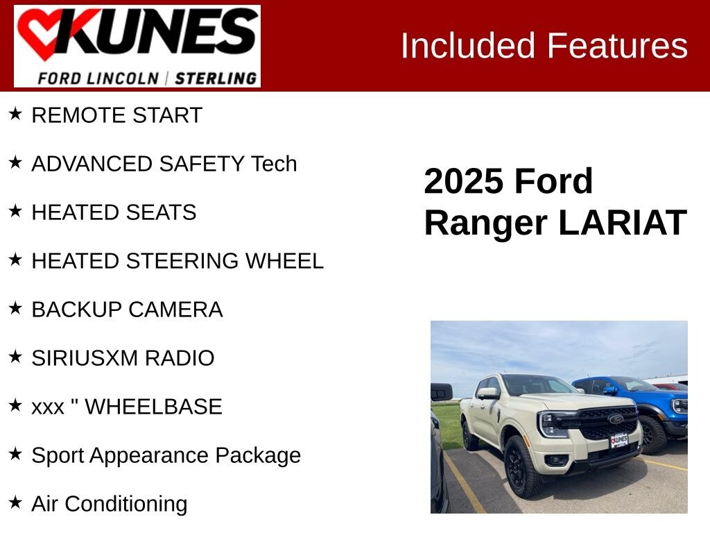 Used 2025 Ford Ranger Lariat Truck