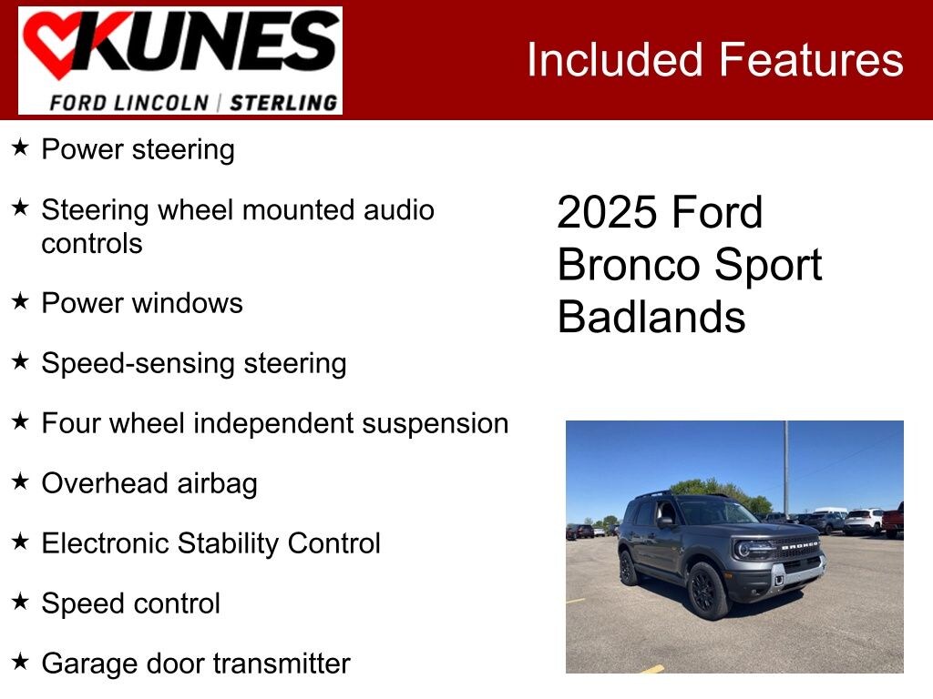 Used 2025 Ford Bronco Sport Badlands SUV