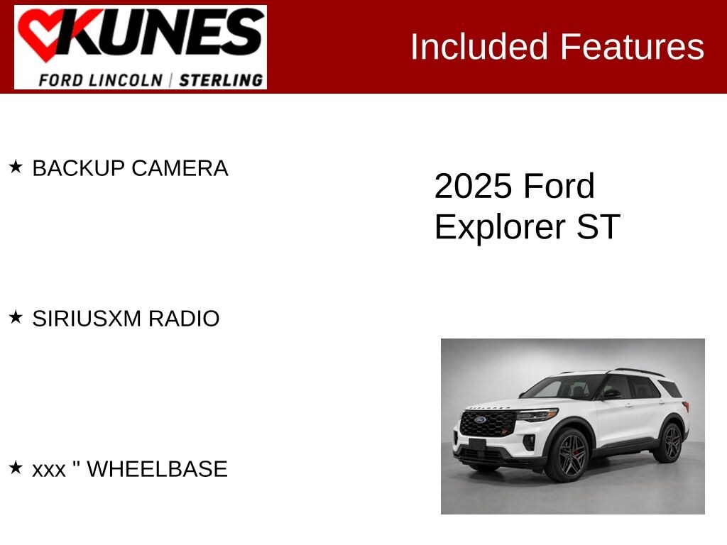 Certified 2025 Ford Explorer ST SUV