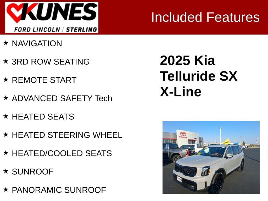 Used 2025 Kia Telluride SX X-Line SUV
