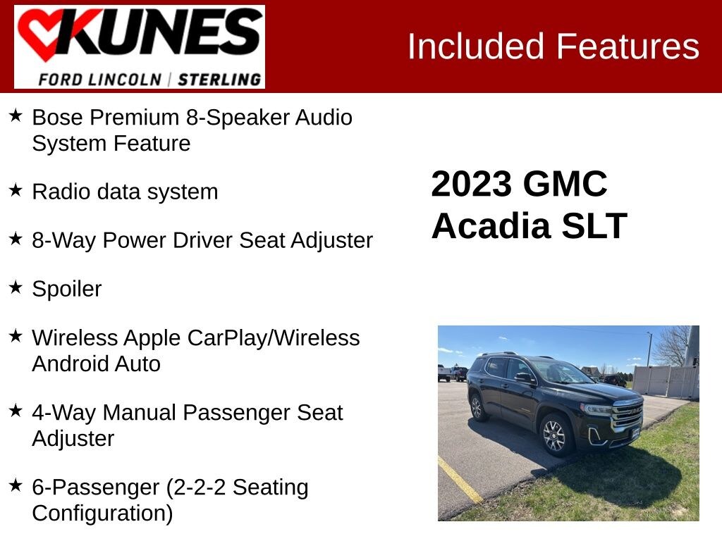 Used 2023 GMC Acadia SLT SUV
