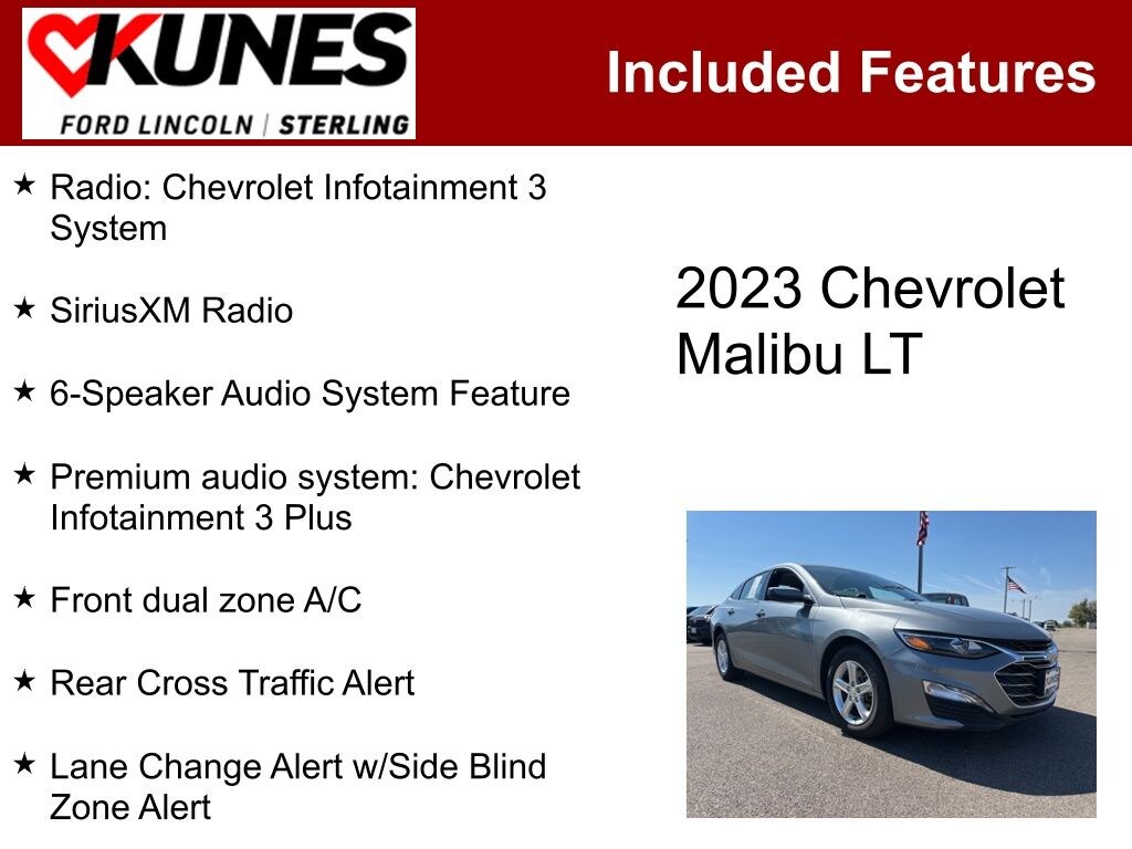 Used 2023 Chevrolet Malibu LT 1LT Sedan