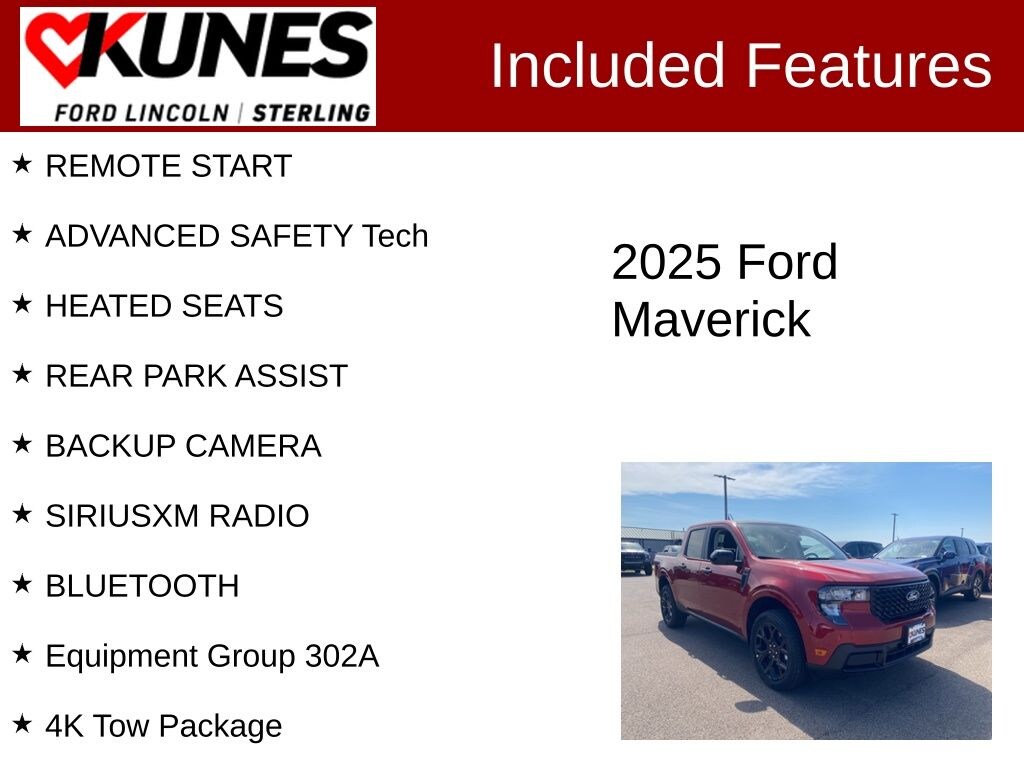 New 2025 Ford Maverick XLT Truck SuperCrew