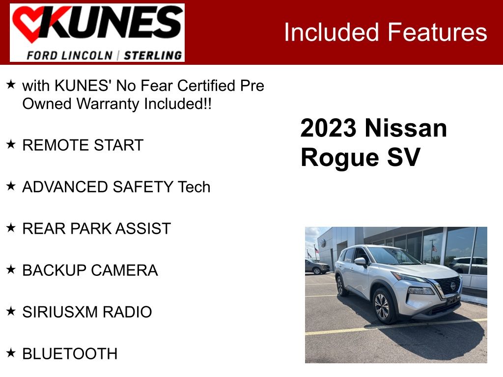 Used 2023 Nissan Rogue SV with VIN 5N1BT3BA1PC808207 for sale in Sterling, IL