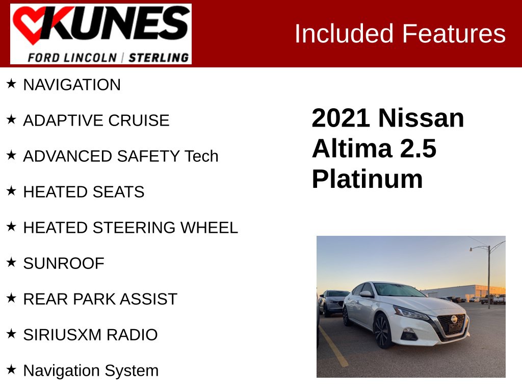 Used 2021 Nissan Altima 2.5 Platinum Sedan