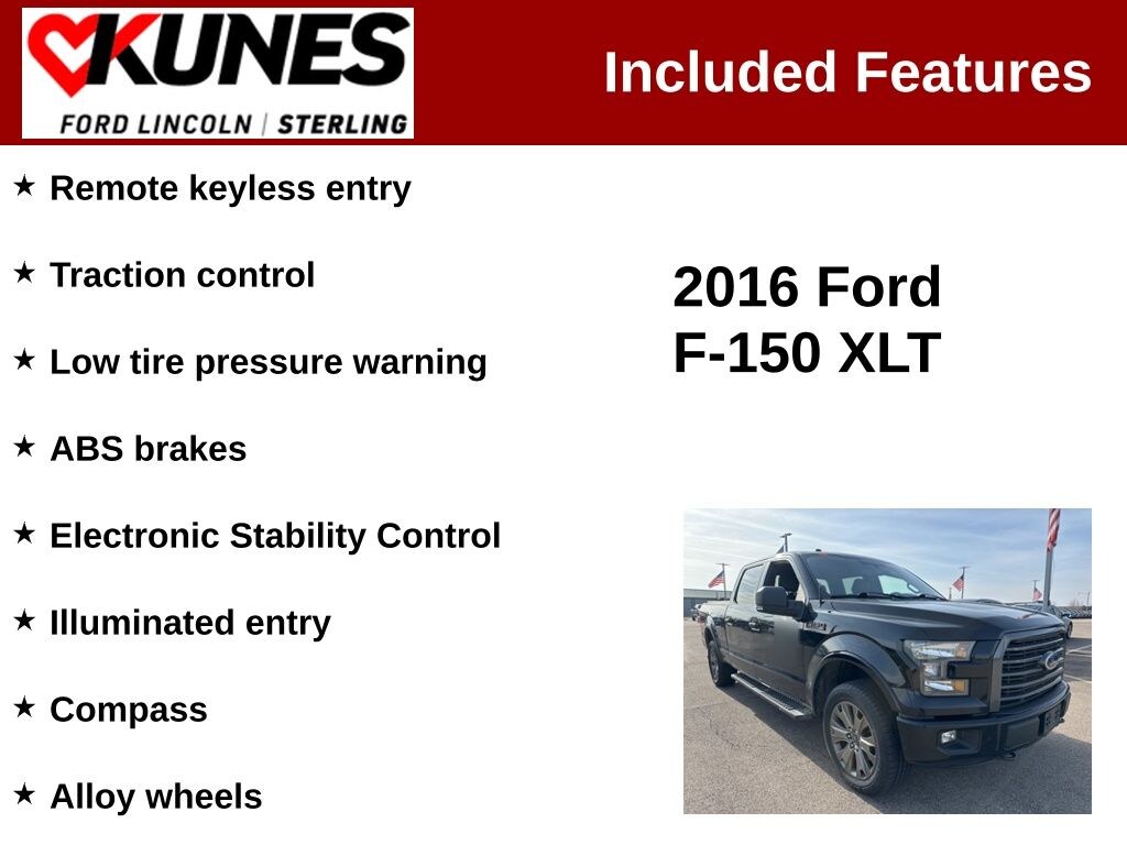Used 2016 Ford F-150 XLT Truck