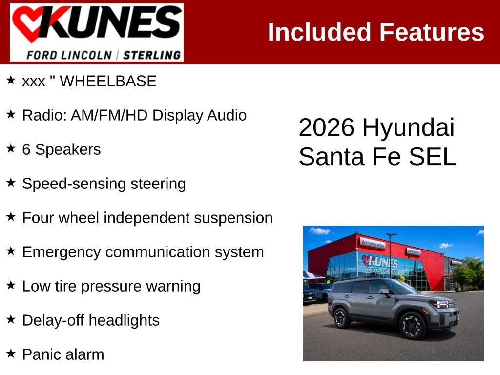 Certified 2026 Hyundai Santa Fe SEL SUV