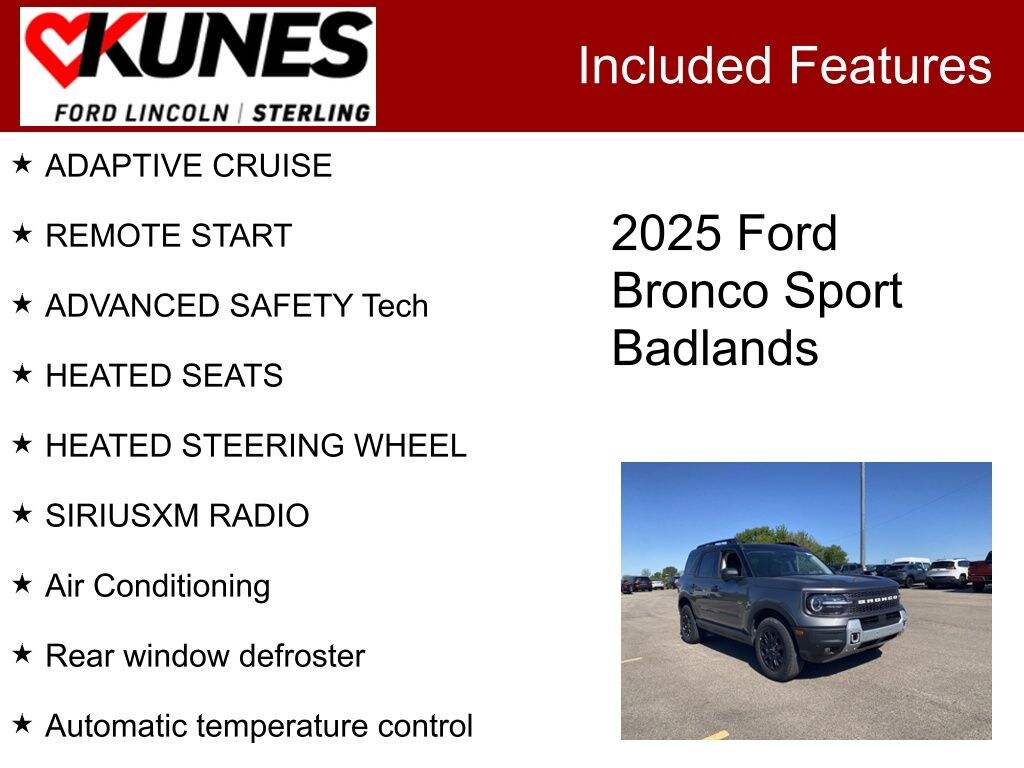 Used 2025 Ford Bronco Sport Badlands SUV