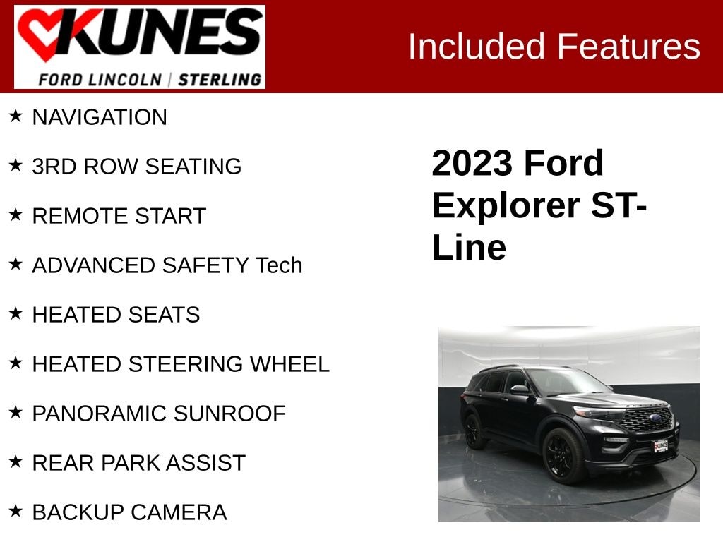 Certified 2023 Ford Explorer ST-Line SUV