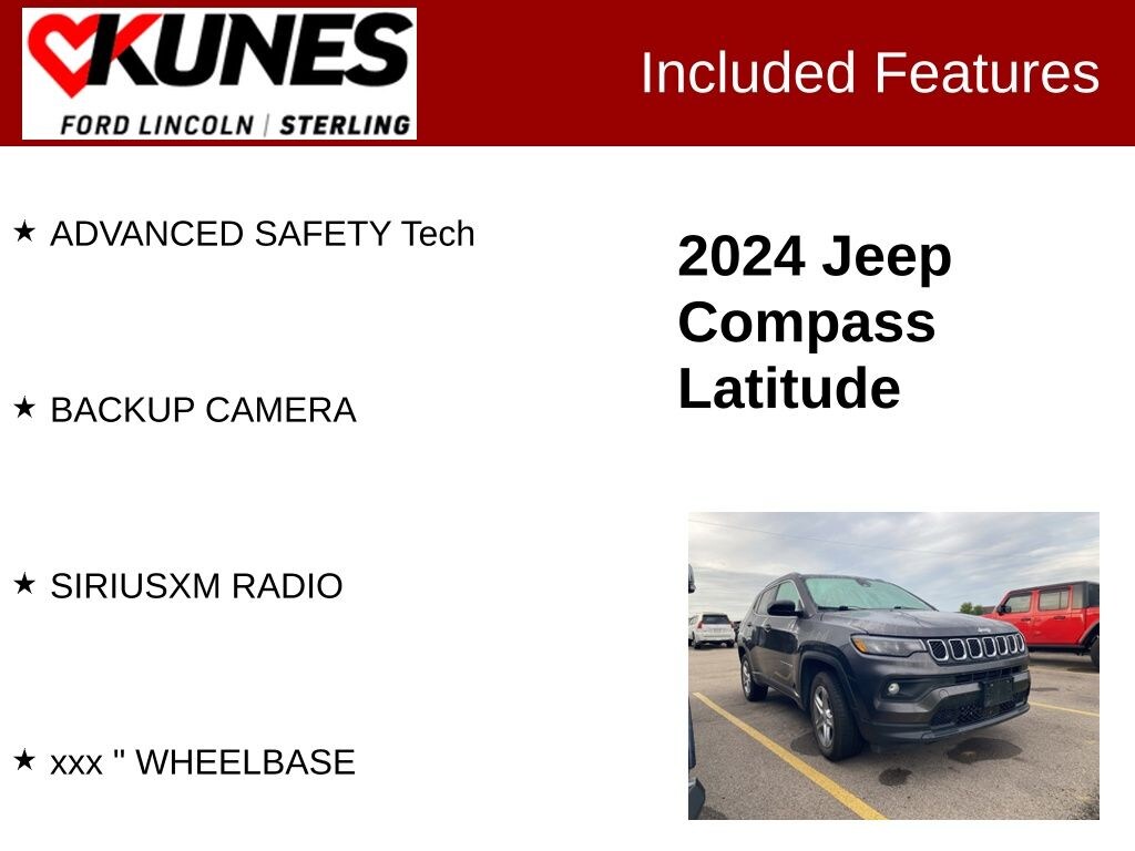 Used 2024 Jeep Compass Latitude SUV